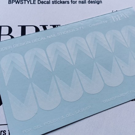 BPW.Style, Слайдер-дизайн «Геометрия» №6-71w, белый градиент