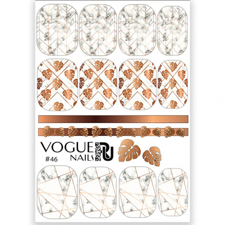 Vogue Nails, Слайдер-дизайн №46