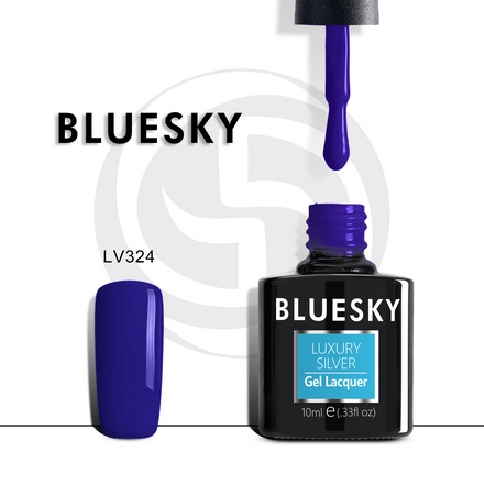 Bluesky, Гель-лак Luxury Silver №324