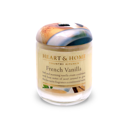 Heart&Home, Свеча «Французская ваниль», маленькая, 110 г