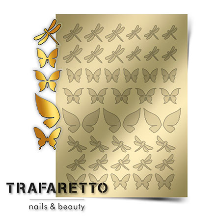 Trafaretto, Металлизированные наклейки BF-01, золото