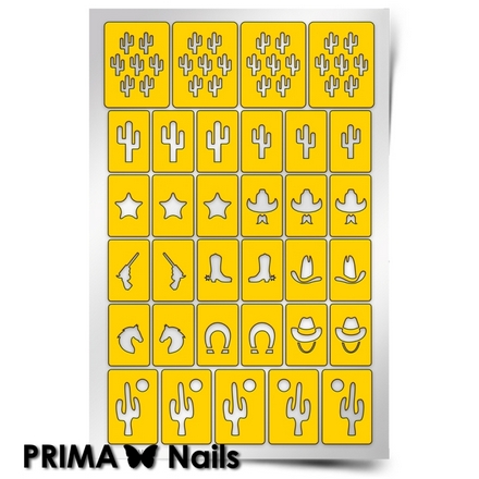 Prima Nails, Трафареты «Дикий Запад»