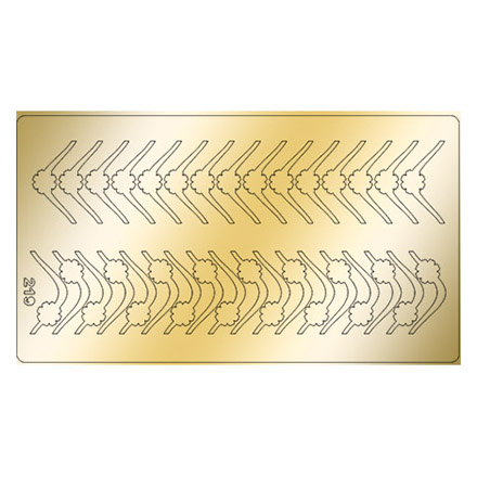 Freedecor, Металлизированные наклейки №219, золото