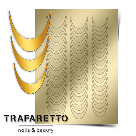 Trafaretto, Металлизированные наклейки CL-02, золото