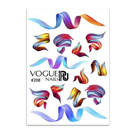 Vogue Nails, Слайдер-дизайн №208