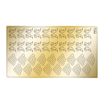 Freedecor, Металлизированные наклейки №199, золото