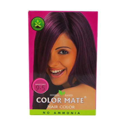 COLOR MATE, Травяная краска для волос 9.5