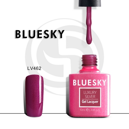 Bluesky, Гель-лак Luxury Silver №462