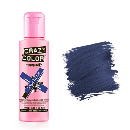 Crazy Color, Краска для волос №72, Sapphire
