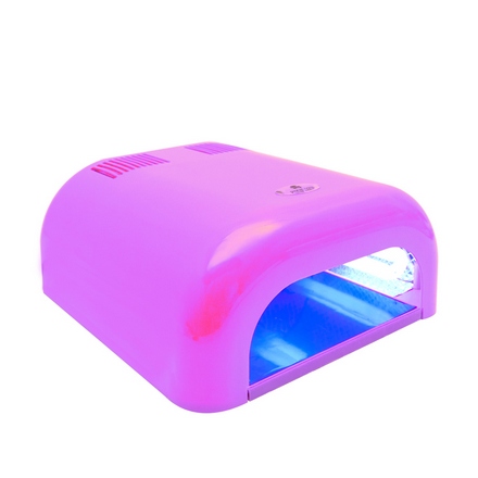 Planet Nails, Лампа UV Tunnel Econom, 36W, светло-розовая (э