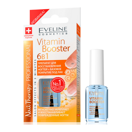 Eveline, Препарат для ногтей Vitamin Booster, 12 мл