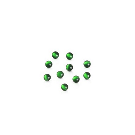 Lianail, Камень кошачий глаз круг, зелёный, 10 шт./4 мм