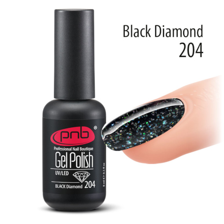 PNB, Гель-лак №204, Black Diamond
