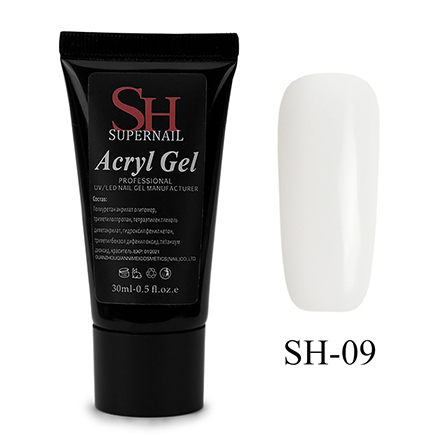 SH Super Nail, Acryl Gel №09, 30 мл