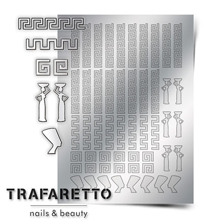 Trafaretto, Металлизированные наклейки OR-01, серебро