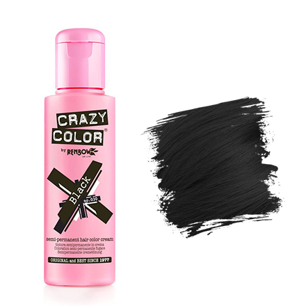 Crazy Color, Краска для волос №30, Black