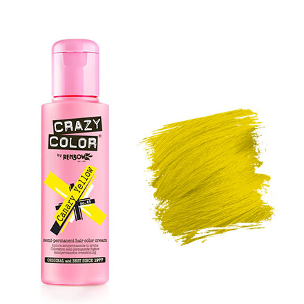 Crazy Color, Краска для волос №49, Canary Yellow