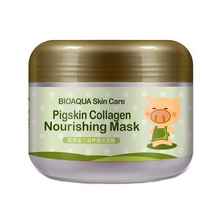 Bioaqua, Ночная маска Pigskin Collagen, 100 г