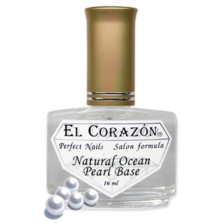 El Corazon Perfect Nails, Natural Ocean Pearl Base №401, 16 