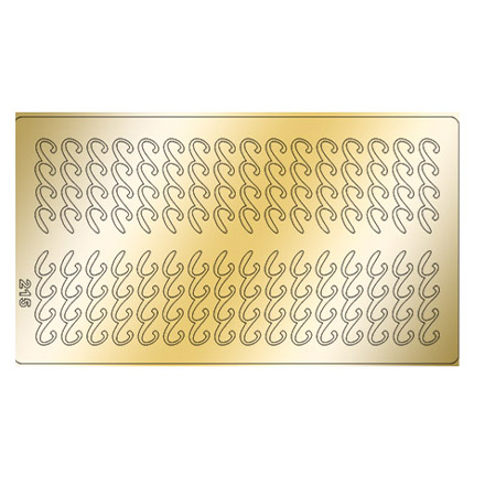 Freedecor, Металлизированные наклейки №215, золото
