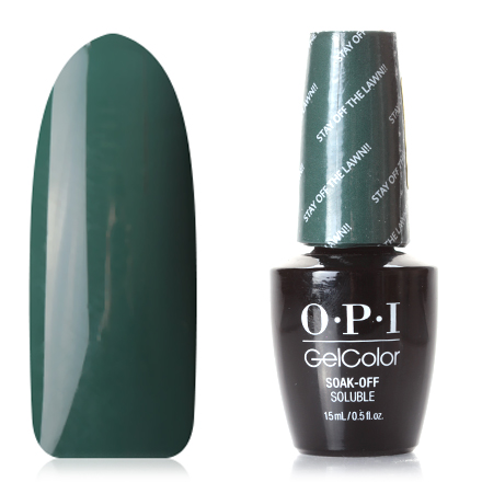 OPI GelColor, Гель-лак Washington, Stay Off The Lawn
