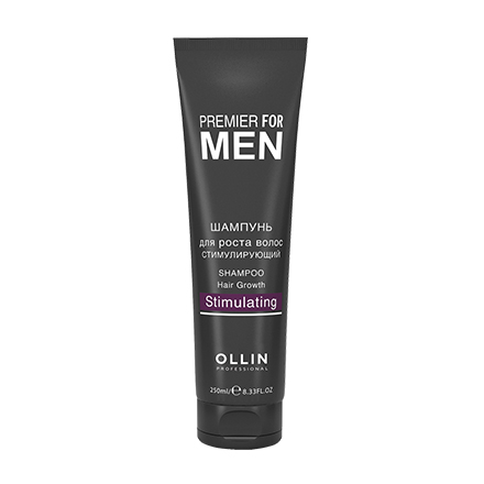 OLLIN, Шампунь для волос Premier for men Stimulating, 250 мл
