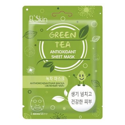 El'Skin, Маска антиоксидантная "Зеленый чай"