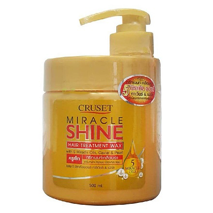 Cruset, Маска для волос Miracle Shine Wax, 500 мл