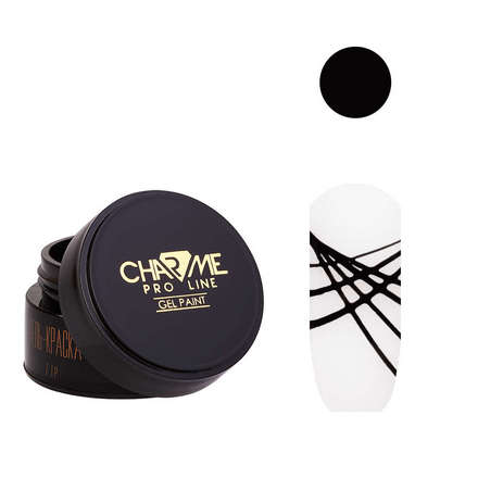 CHARME Pro Line, Гель-краска «Геометрия» №12, черная