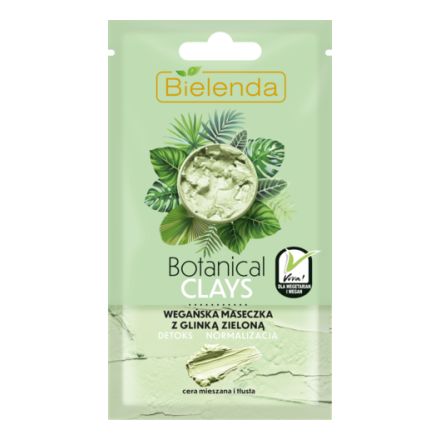 Bielenda, Маска для лица с зеленой глиной Botanical Clays, 8