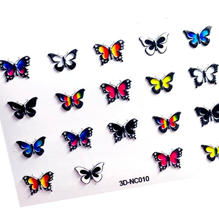 Anna Tkacheva, 3D-стикер CL №010 «Бабочки»
