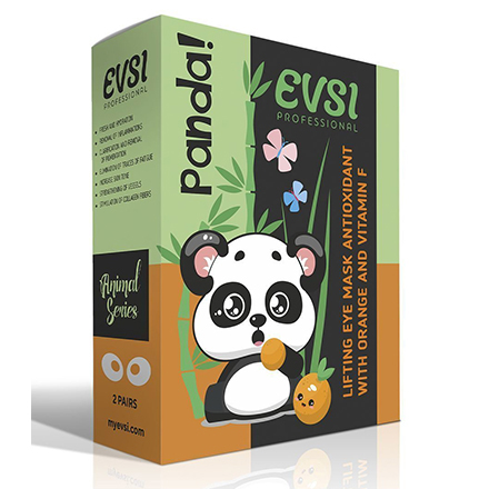 EVSI, Лифтинг-маска для кожи вокруг глаз Panda!, 4 шт.