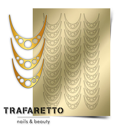 Trafaretto, Металлизированные наклейки CL-05, золото