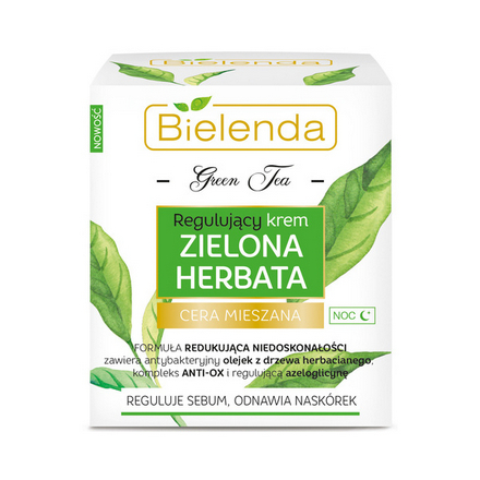 Bielenda, Ночной крем для лица Green Tea, 50 мл