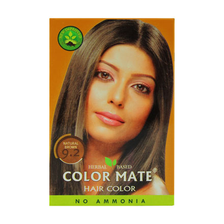 COLOR MATE, Травяная краска для волос 9.2