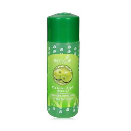 Biotique, Шампунь-кондиционер для волос Bio Green Apple, 120