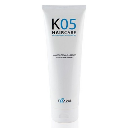 Kaaral, Крем-шампунь Sulphur Cream K-05 на основе серы, 250 
