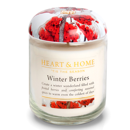 Heart&Home, Свеча «Зимние ягоды», большая, 310 г