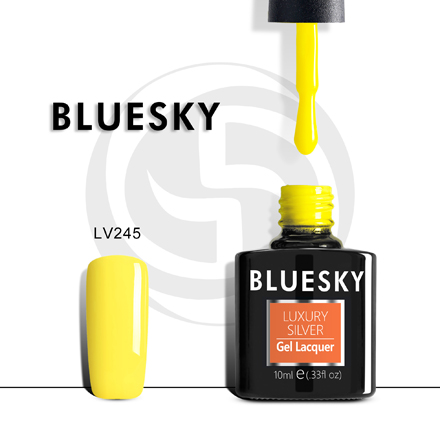 Bluesky, Гель-лак Luxury Silver №245
