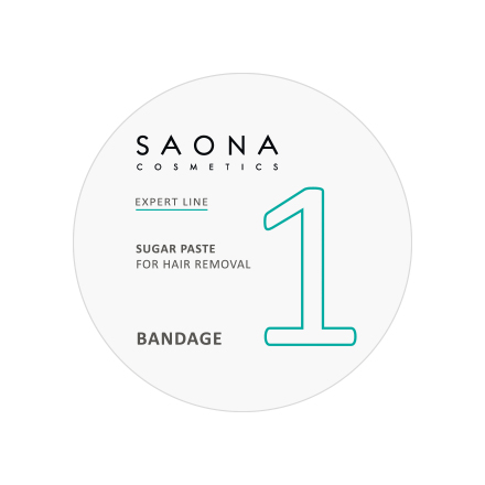 Saona Cosmetics, Сахарная паста для депиляции Bandage, 200 г