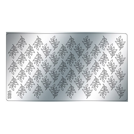 Freedecor, Металлизированные наклейки №152, серебро