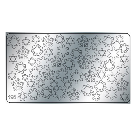 Freedecor, Металлизированные наклейки №196, серебро