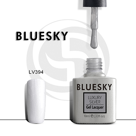 Bluesky, Гель-лак Luxury Silver №394
