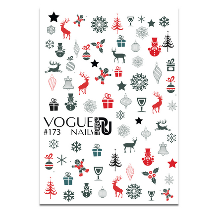 Vogue Nails, Слайдер-дизайн №173