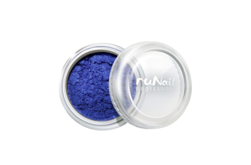 ruNail, Пигмент №1160, синий, перламутровый