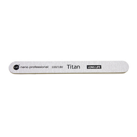 Nano Professional, Пилка Titan Long Life, серая, 100/180