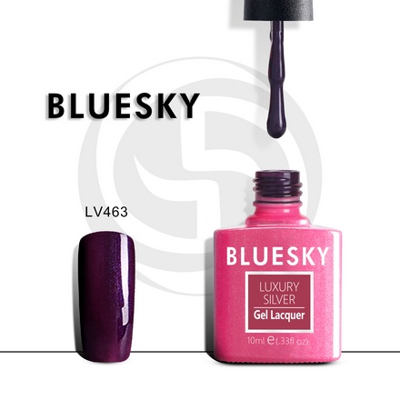 Bluesky, Гель-лак Luxury Silver №463