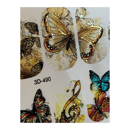 Anna Tkacheva, 3D-слайдер Crystal №490 «Бабочки»