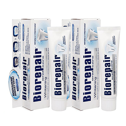 BioRepair, Набор зубных паст Whitening, 2 шт.