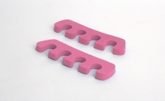 ruNail, разделители для пальцев ног (розовые, 9 мм)